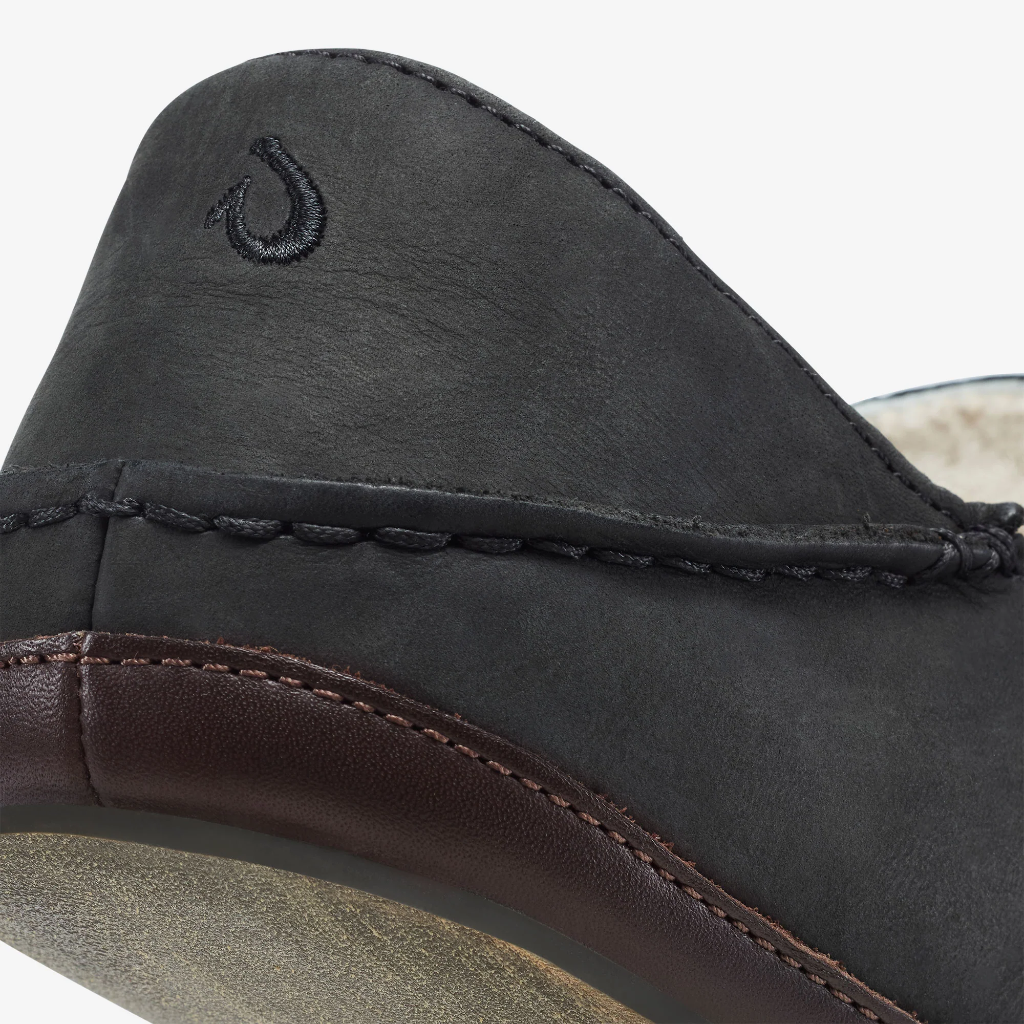 Moloā Slipper  -  Black / Dk Java - Image 7