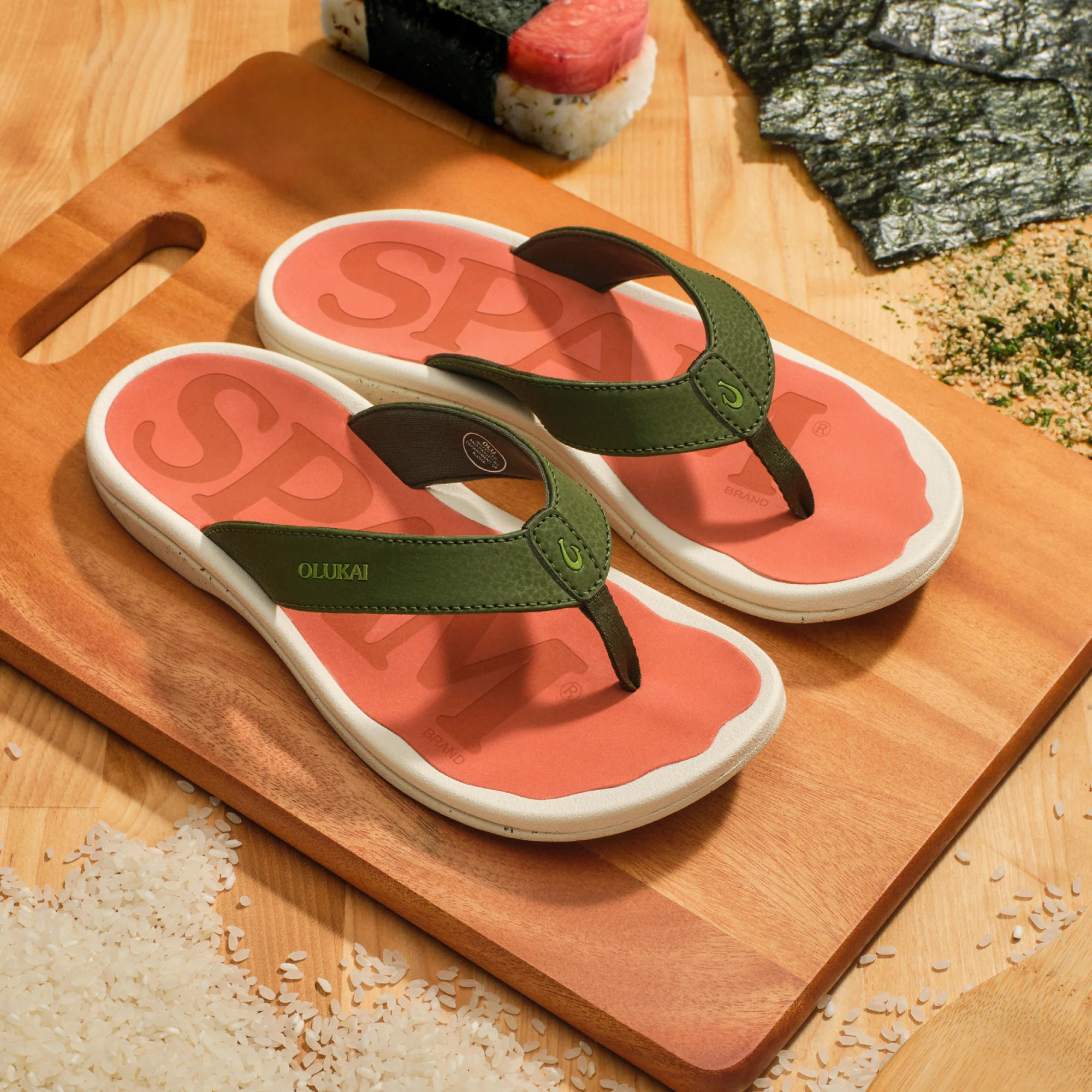 'Ohana  -  Nori / Dark Coral - Image 6