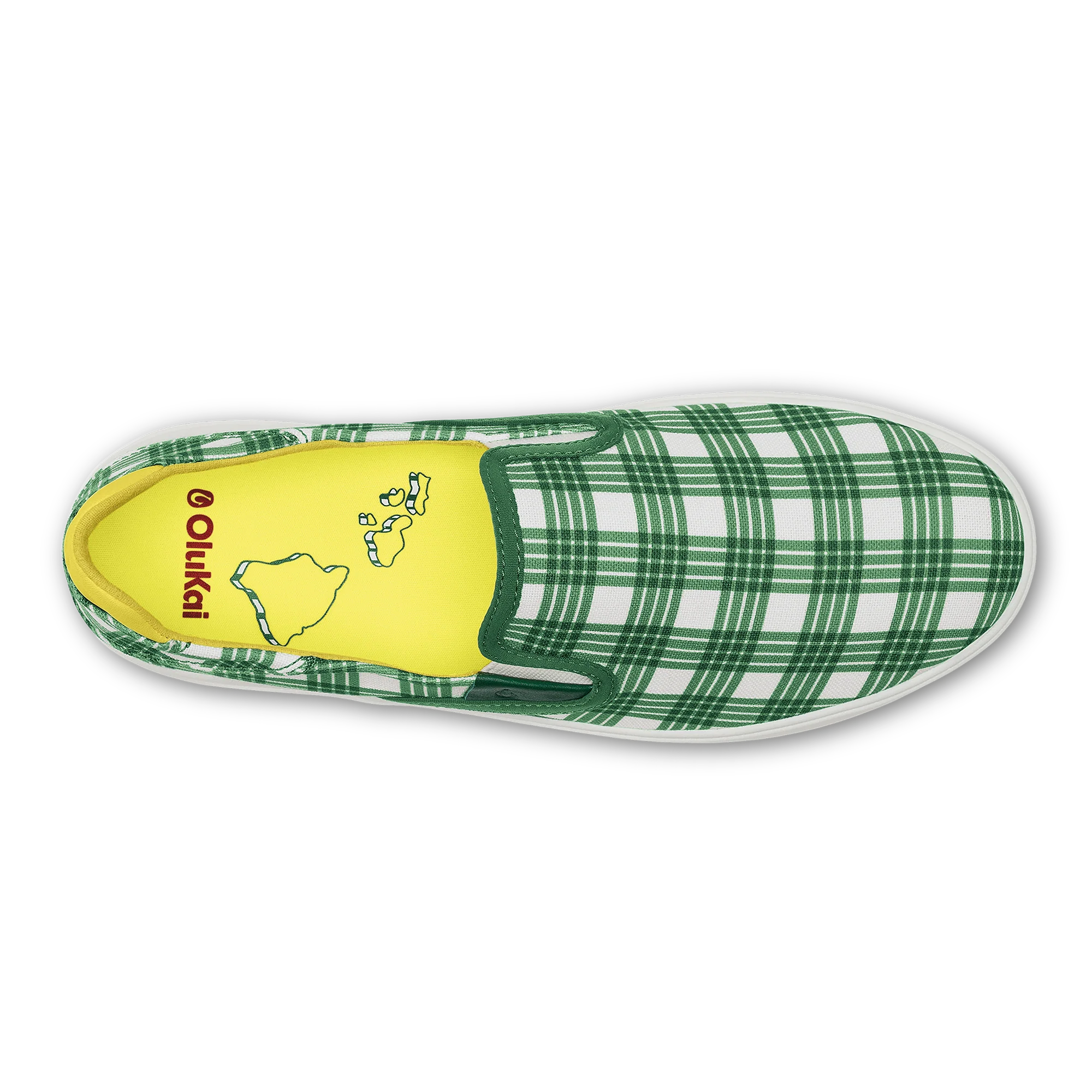 Wai‘alae Slip On - Medium Green / Bright White - Image 7